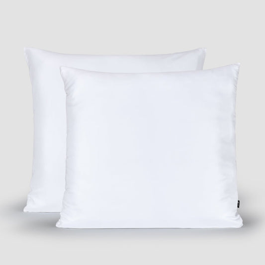 Federa 100% bambù Momo Cotton bianca 80x80 cm – ultra morbida, satinata, sostenibile e traspirante