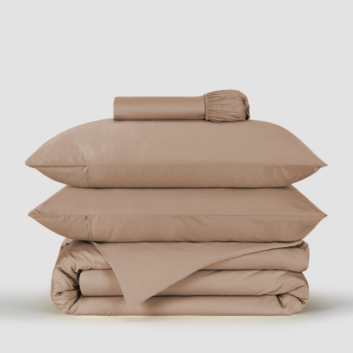 Parure de Housse de Couette avec Drap-Housse