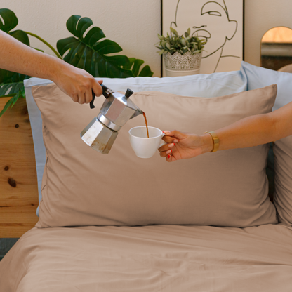 Parure de Housse de Couette avec Drap-Housse